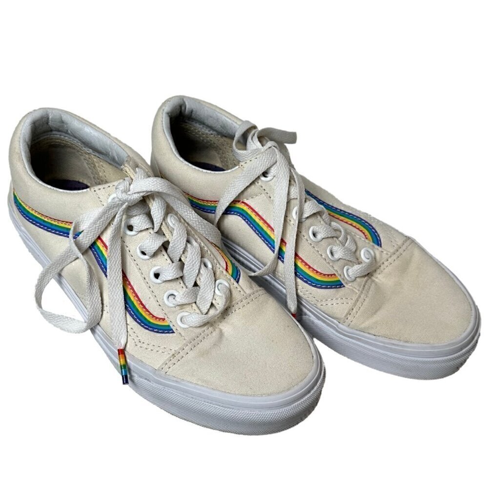 Vans Limited Edition Old Skool Rainbow Skate Sneaker Shoes